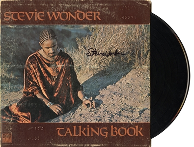 Stevie Wonder 1972 Autographed Picture Book Album