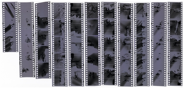 The Rolling Stones 1972 Lot of 50 Black & White Frames From Montreal