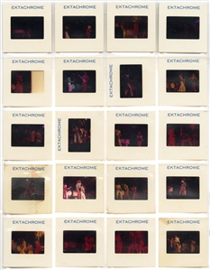 The Rolling Stones 1973 - 1976 Lot of 19 Color Positive Slides