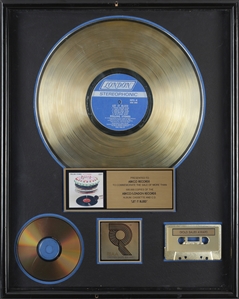 Rolling Stones 1969 Let it Bleed RIAA Gold Sales Award Presented to ABKCO Records