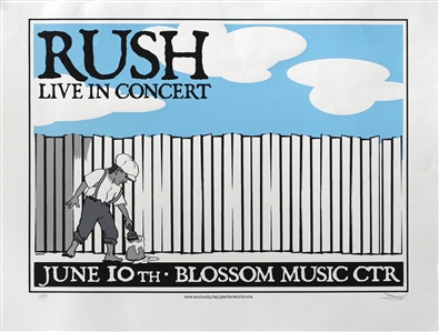Rush 2004 R30 Cuyahoga Falls Concert Poster