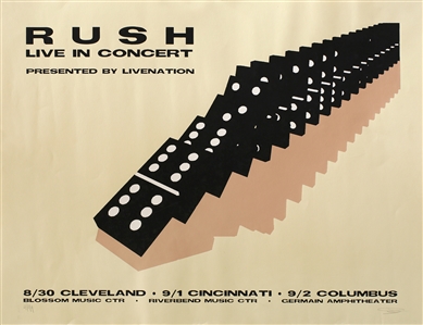 Rush 2007 Snakes & Arrows Multi-Date Ohio Tour Poster