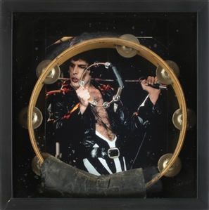Queen 1978 Stage Used Tambourine From New Haven, CT w COA
