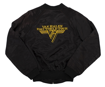 Van Halen 1982 Original Satin Embroidered World Tour Crew Jacket