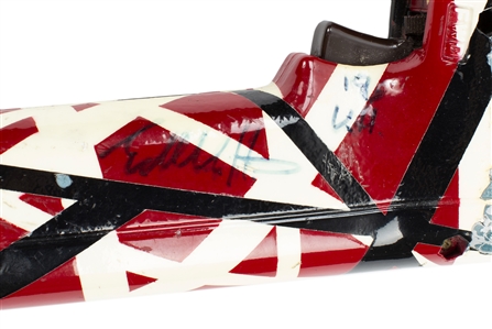 Van Halen 1995 Poundcake Stage-Used Edward Van Halen Autographed Frankendrill w COA
