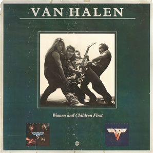 Van Halen 1980 Women And Children First Large Promotional Poster
