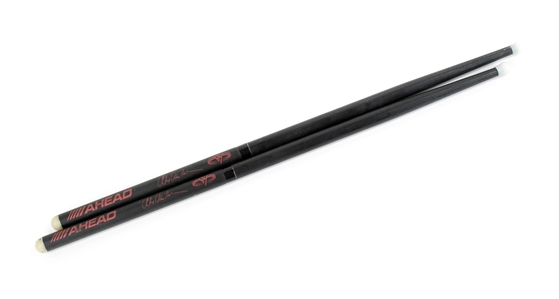 Van Halen 1990s Pair of Lightly Used Easton Ahead Aluminum Alex Van Halen Signature Sticks Red