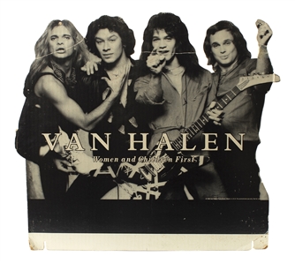Van Halen 1980 Woman and Children First Partial Promotional Display