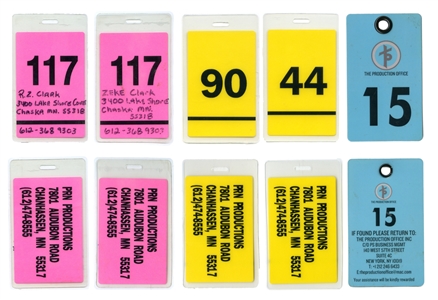 Prince 1990s Lot of 5 Luggage Tags w/COA