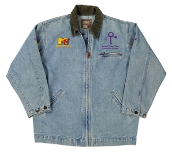 Prince 1994 Monaco MTV World Music Award Production Manager Jacket w/COA