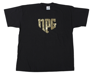 Prince 1991-1992 New Power Generation Rare Gold Print Crew Shirt w/COA