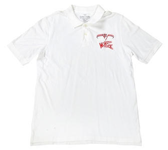 Van Halen 1988 Monsters of Rock Tour Polo Crew Shirt White w/COA