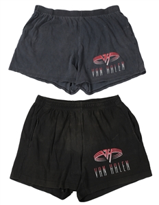 Van Halen 1990s Lot of 2 Pair of Crew Shorts w/COA