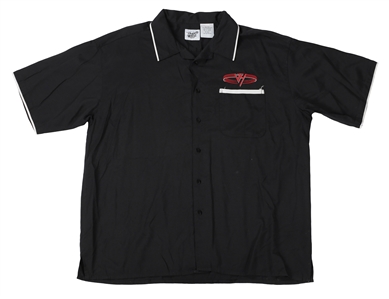 Van Halen 1990s Black Bowling Style Crew Shirt w/COA