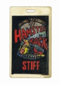 Van Halen 1988 Ultra-Rare Legendary Hamsters of Rock Stiff Laminate w/COA