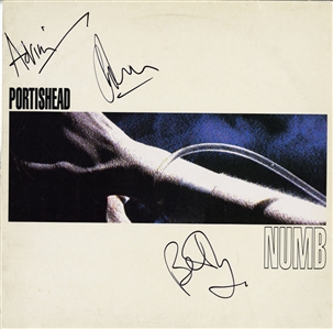 Portishead 1994 Numb U.K. 12-Inch Single Fully Band Autographed w COA