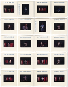 Paul Simon 1970s Lot of 20 Color Positive Slides