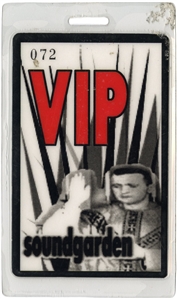 Soundgarden 1994 Superunknown VIP Backstage Pass
