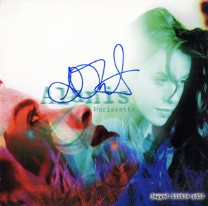 Alanis Morissette 1995 Autographed Promotional Flat