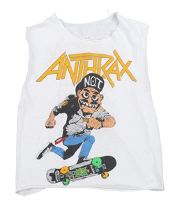 Anthrax 1987 Dan Spitz Owned Among the Living Mosh It Up Concert Shirt