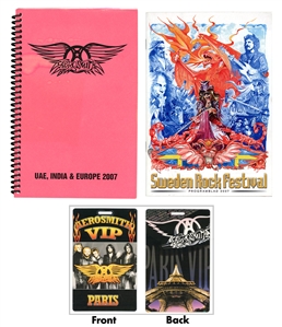 Aerosmith 2007 International Tour Lot
