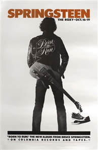 Bruce Springsteen 1975 Born To Run Los Angeles Concert Poster