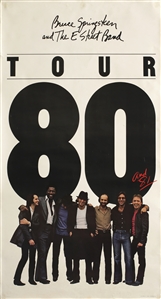 Bruce Springsteen 1980 Tour 80 And 81 Tour Poster With Band