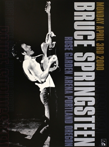 Bruce Springsteen 2000 The Reunion Tour Portland Concert Poster