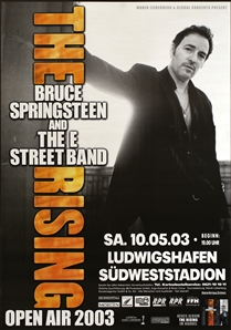 Bruce Springsteen 2003 Open Air Germany Concert Poster
