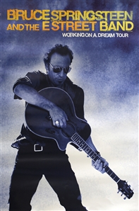 Bruce Springsteen 2009 Working On A Dream Official Tour Poster
