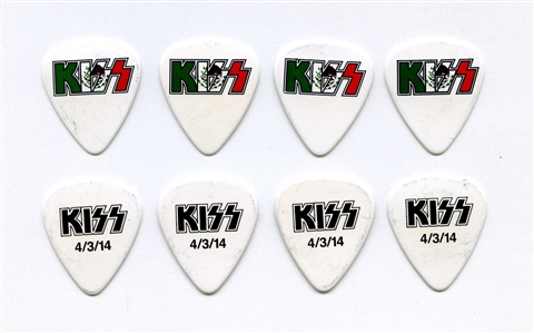 KISS 2014 Lot of 8 Mexico Picks From The 40th Anniversary World Tour
