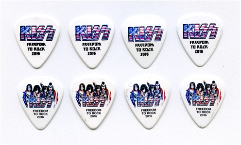 KISS 2016 Lot of 8 Freedom To Rock Tour Picks
