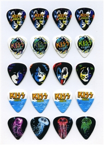 KISS 2017 Lot of 20 KISS Kruise VII Guitar Picks