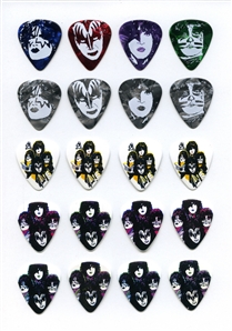 KISS 2019 Lot of 20 KISS Kruise IX Guitar Picks