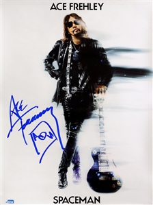KISS Ace Frehley 2018 Autographed Spaceman Poster