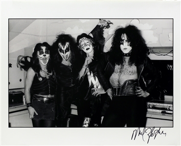KISS Neil Zlozower Autographed Photo