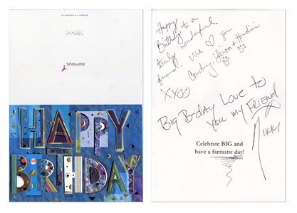 Motley Crue 2020 Nikki Sixx Birthday Card To John5 For His 50th Birthday With Provenance