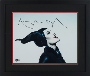 Angelina Jolie 2010s Autographed Maleficent Photo (With Beckett Authentication)
