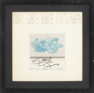 Blood, Sweat & Tears 1971 Autographed Framed Album Cover