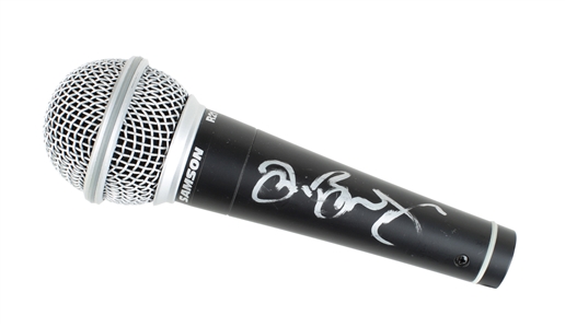 Bon Jovi 2000s - 2010s Jon Bon Jovi Autographed Black Microphone