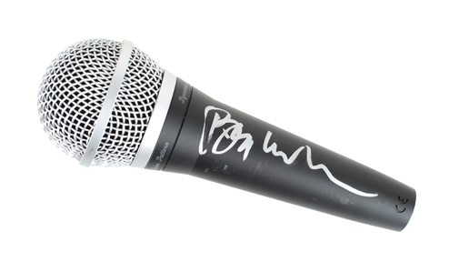 Barry Manilow 2000s - 2010s Autographed Black Microphone