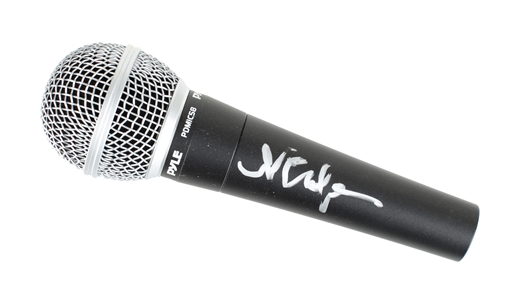 The Pussycat Dolls 2000s - 2010s Nicole Scherzinger Autographed Black Microphone