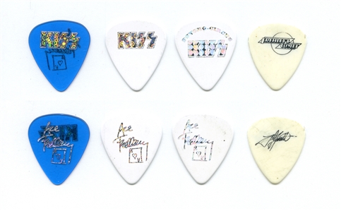 KISS 1980s - 2000s Ace Frehley/Frehleys Comet Lot of 4 Guitar Picks w/COA