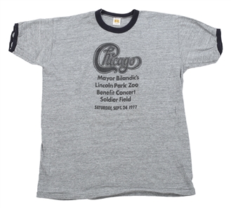 Chicago 1977 Lincoln Park Zoo Benefit Concert Shirt