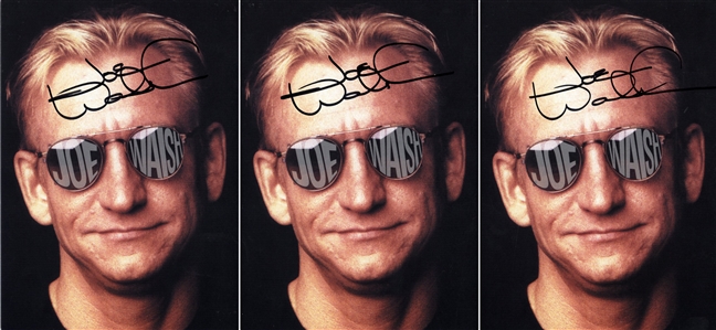 Joe Walsh 1990s Lot of 3 Signed Promotional Cards