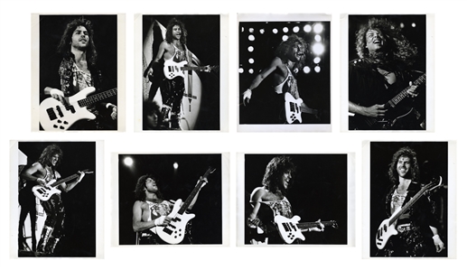 Winger 1988-1989 Lot of 8 Large Black & White Live Prints