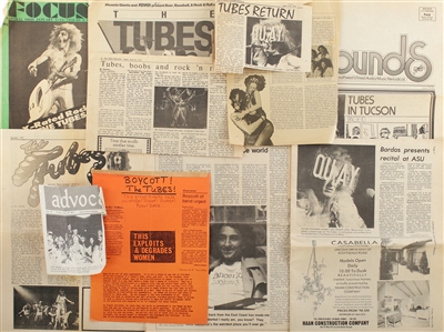 The Beans The Tubes 1970s – 1980s Clippings Lot