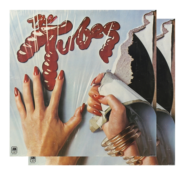 The Tubes 1975 Self-Titled Album Lot of 2 Record Store Promotional Posters
