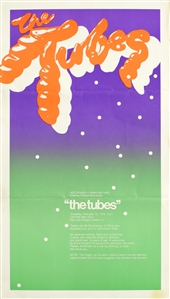 The Tubes 1978 Cal Poly San Luis Obispo Concert Poster