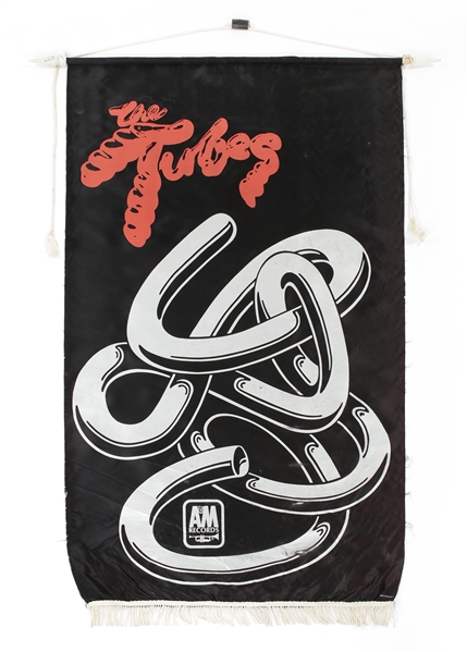 The Tubes 1970s-1980s Indoor Banner With Hanging Pole
